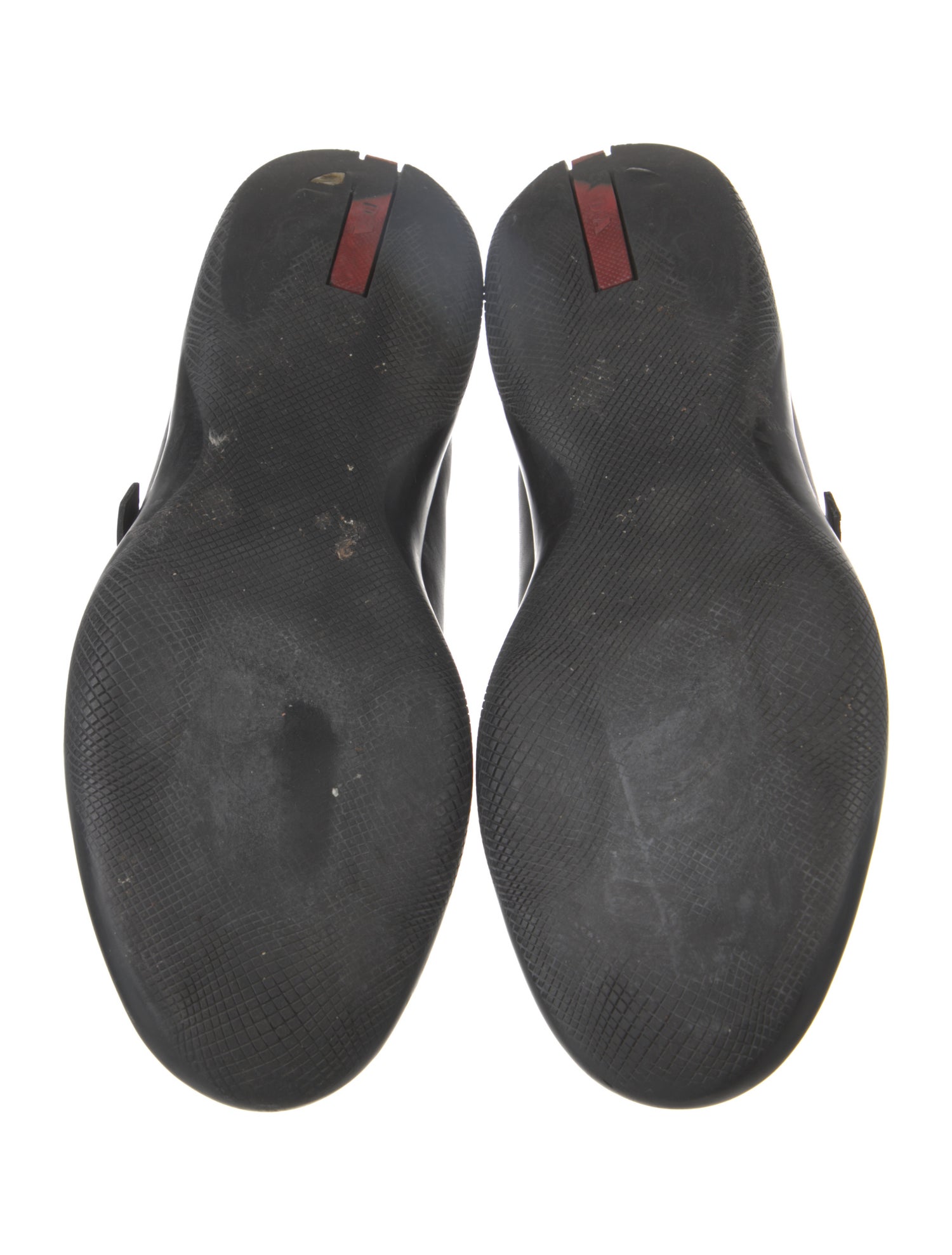 Prada Leather Monk Straps